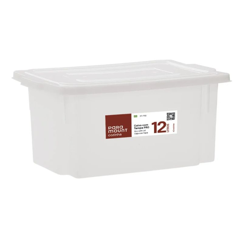 Caixa Organizadora Paramount 528 Pro Com Tampa 12l