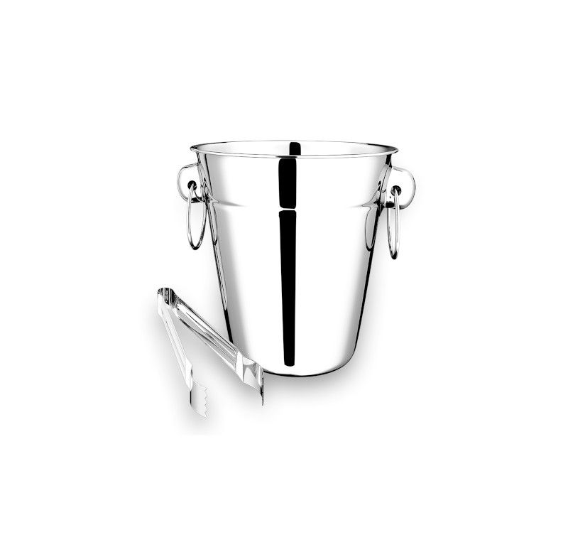 Conjunto Para Bar 2 Pecas Balde De Gelo Com Pegador Brinox 2401/100 Cali 1,3l