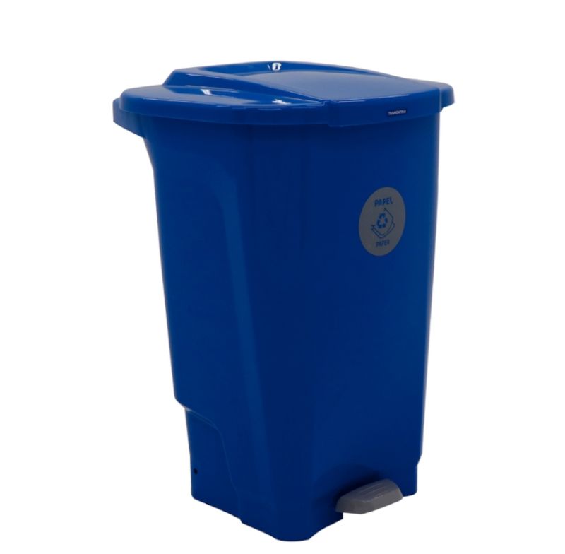 Lixeira T-force Basic Tramontina 92814870  Azul 100l