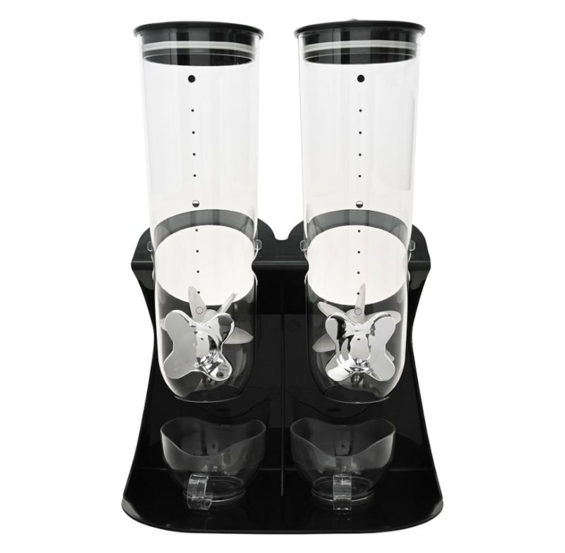 Dispenser Duplo De Cereais Redondo Mimo 6359 5l