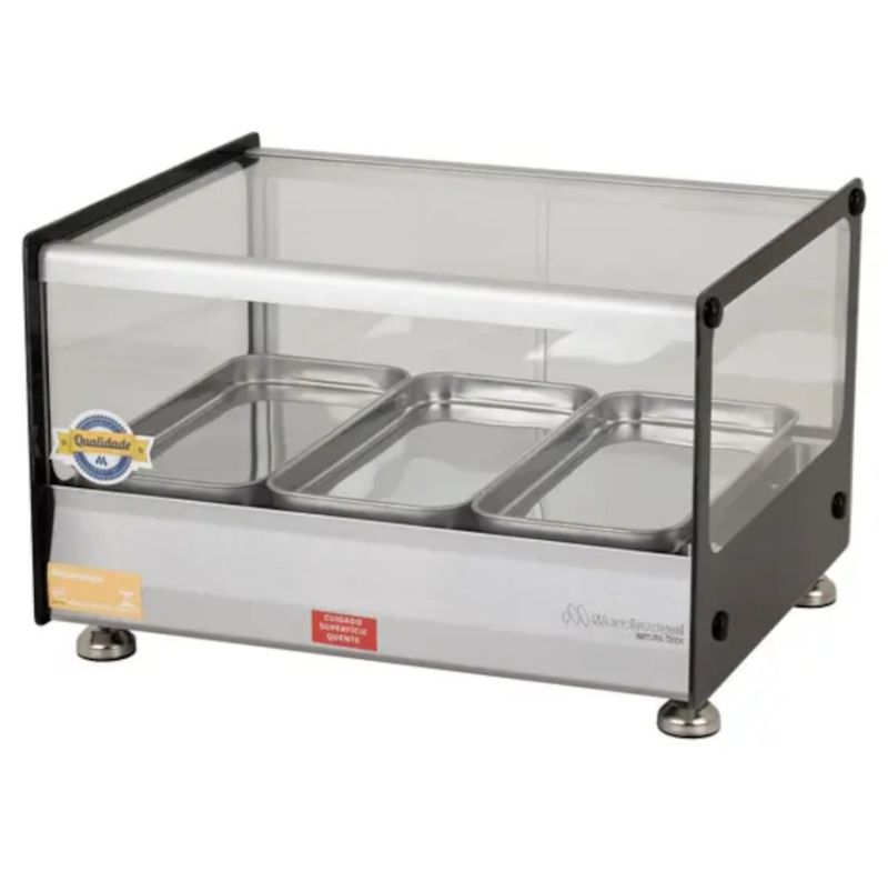 Estufa Onix 3 Bandejas Em Linha 127v Marchesoni Ef.8.031