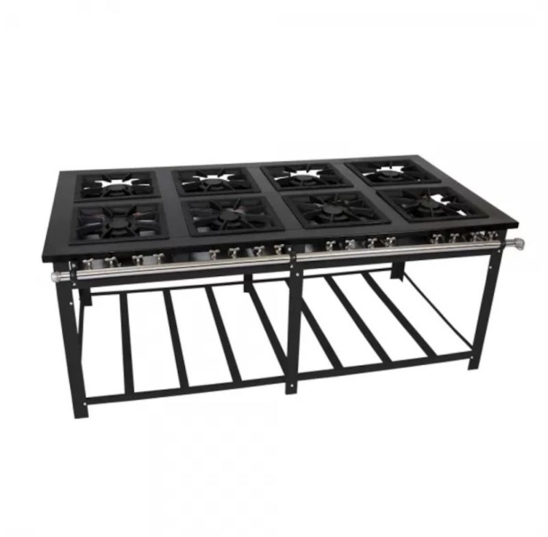 Fogao Ind Gas Maxi Venancio M8[15330] 8 Queimadores Duplos Com Espera Para Forno