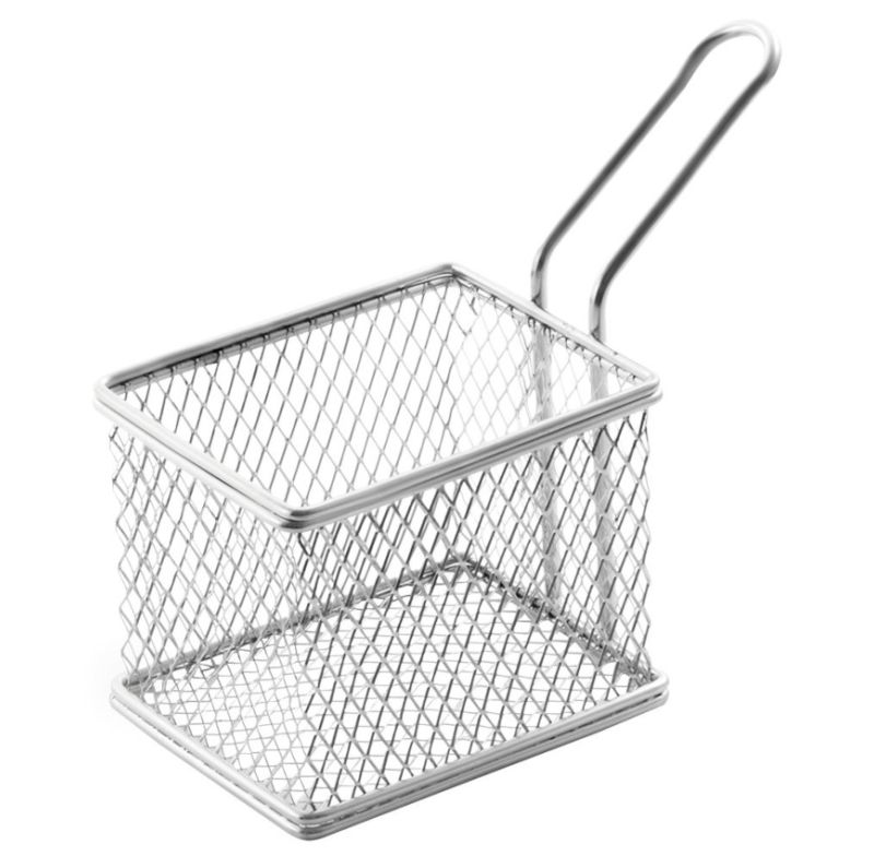 Mini Cestinha Mimo An808 6247 Retangular Inox