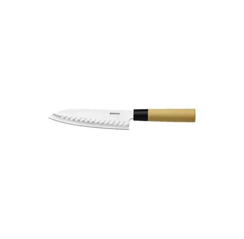 Faca Santoku Peixe E Legume 7 Samurai Brinox 2504/307