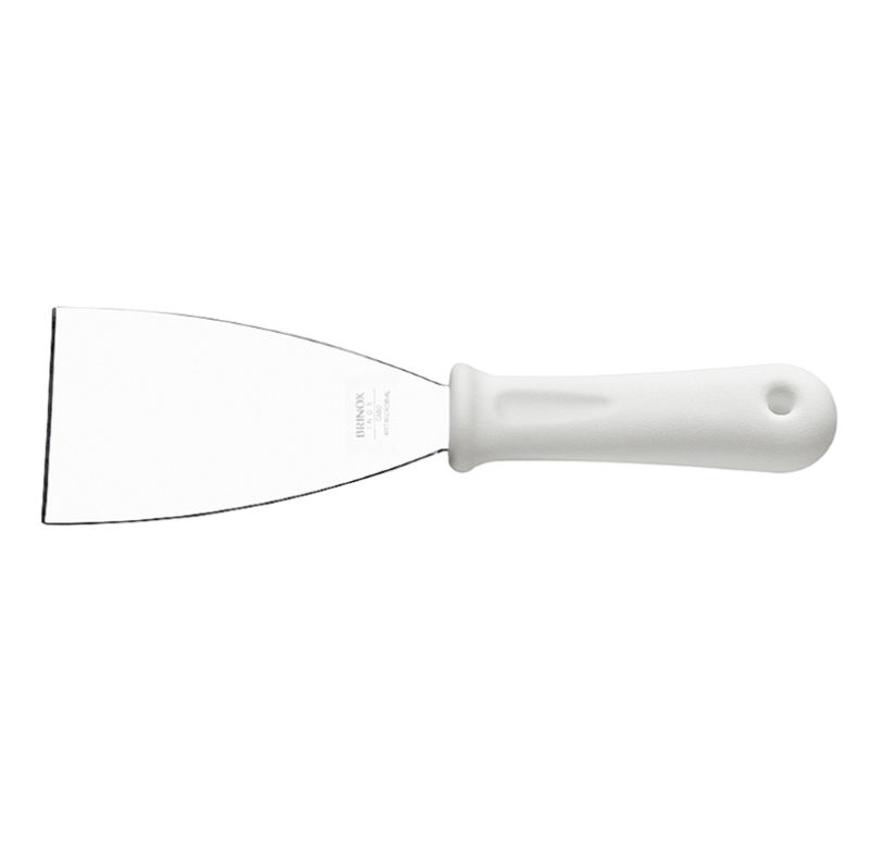 Espatula Raspadora Precision 8cm  Brinox 2508/301 Cabo Branco