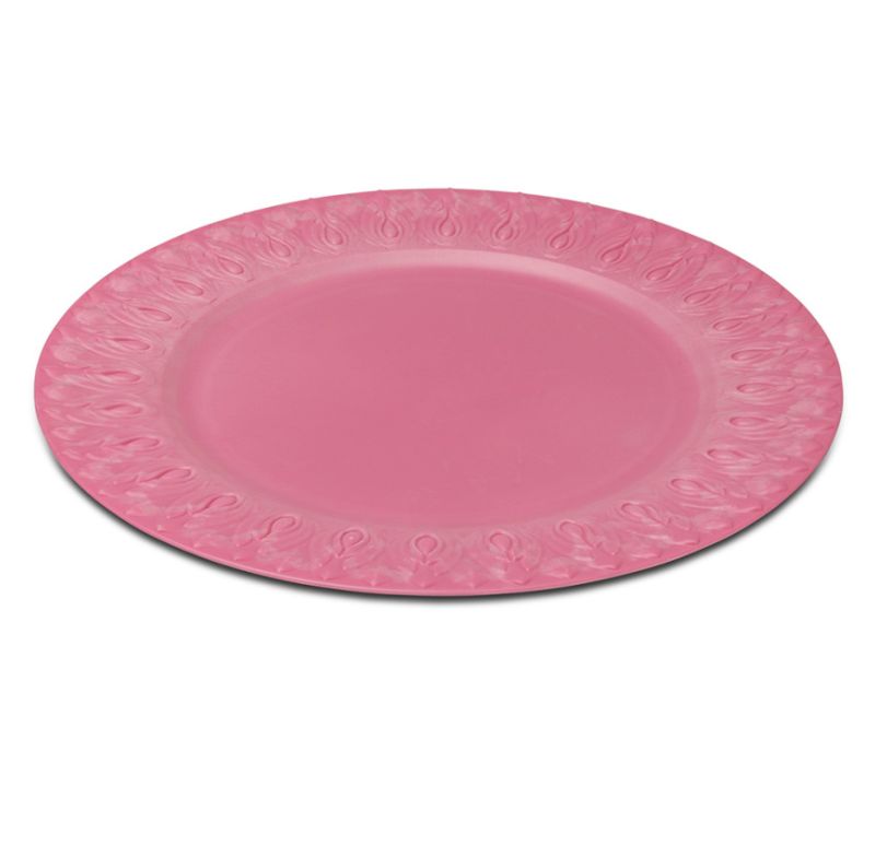 Sousplat Brinox 57738/001 Happiness 33cm Rosa