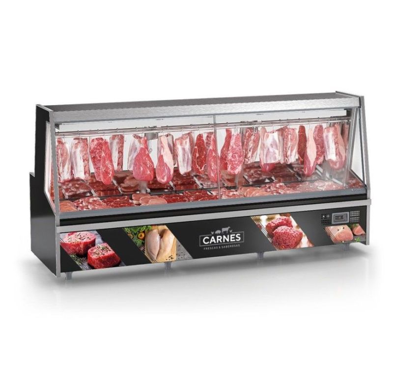 Expositor Refrigerado Acou. Gatp-300a/pr/220v Gelopar 81080.09.2 Turino Premium S/ Dep.