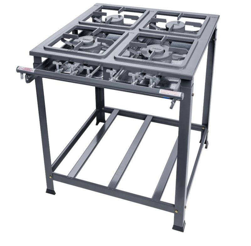 Fogao Ind. N.e 4b 2qs 2qd P/p Tron 51.09-0138 Prep Forno Grafite