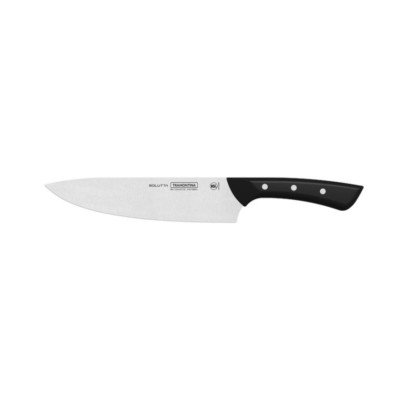 Faca Chef 8 Tramontina 24254108 Solutta Preto