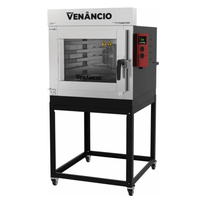 Forno Industrial Turbo Twister Gas Venancio Fvt5g 54447 Glp 220v 5 Esteiras