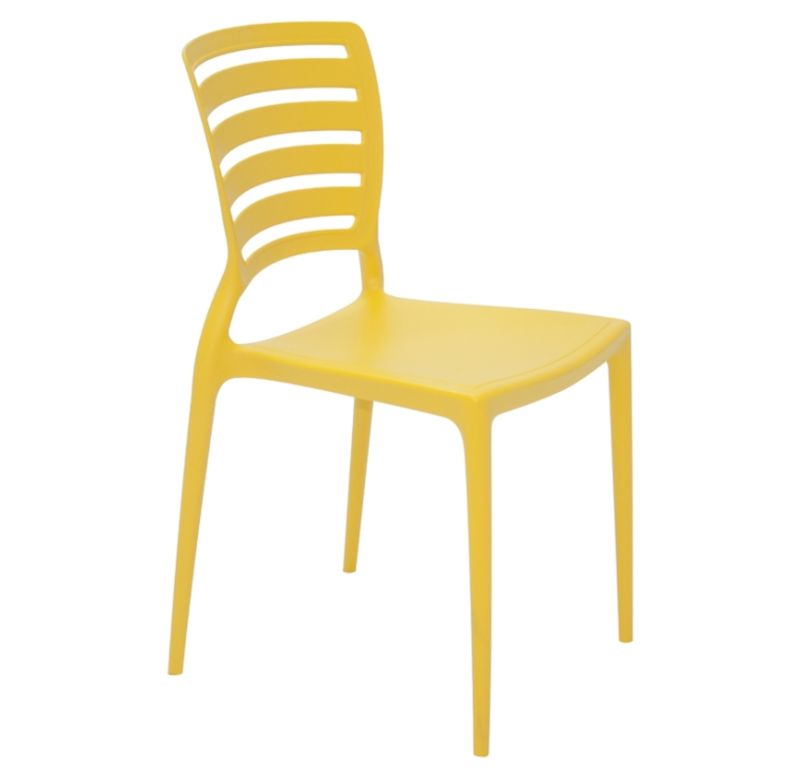 Cadeira Plastica Sofia Summa Tramontina 92237000 Amarelo