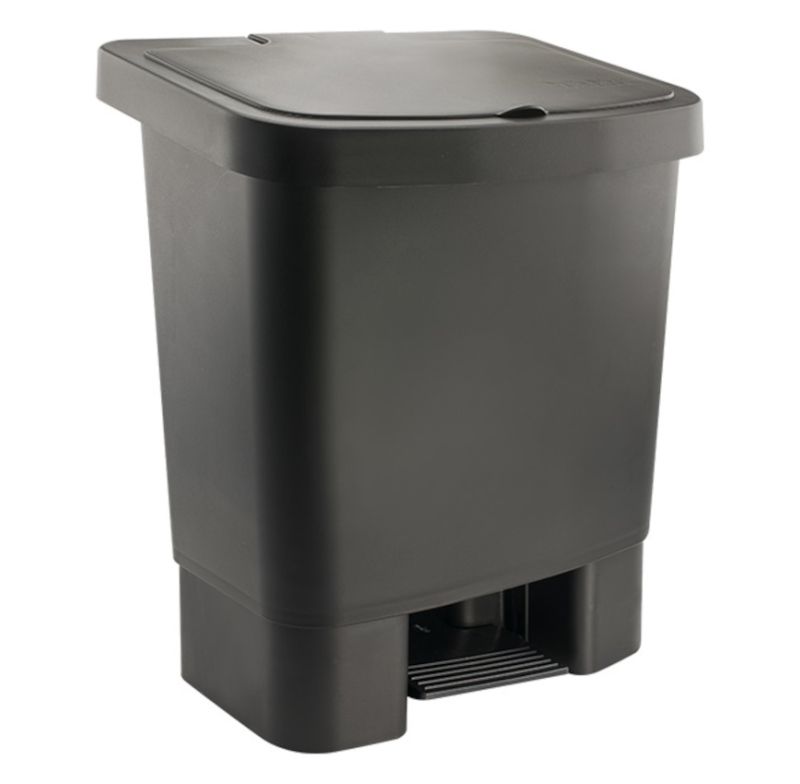 Lixeira Plastica 25l Dellaplast Lx25 4050.19 Preta