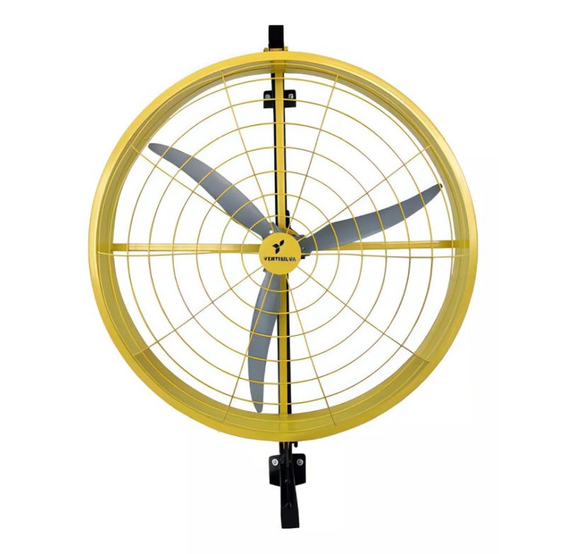 Ventilador De Parede Ventisilva Agro Indl 1 Metro 220v Preto E Amarelo Vpagro D