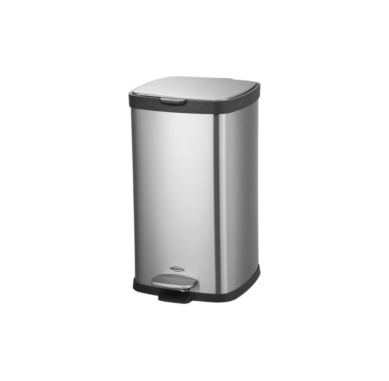 Lixeira Com Pedal E Balde Brinox 3066/101 Frame 20l Inox