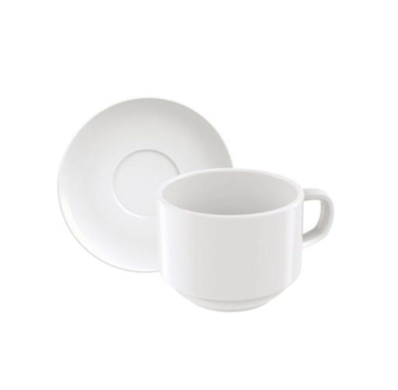 Conjunto Xicara Cha Paola 240ml Tramontina 96600137 Com Pires