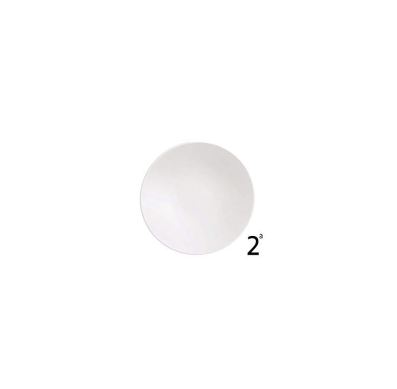 Prato Pao Tramontina 96900021 Hs Porcelana Branca 16cm