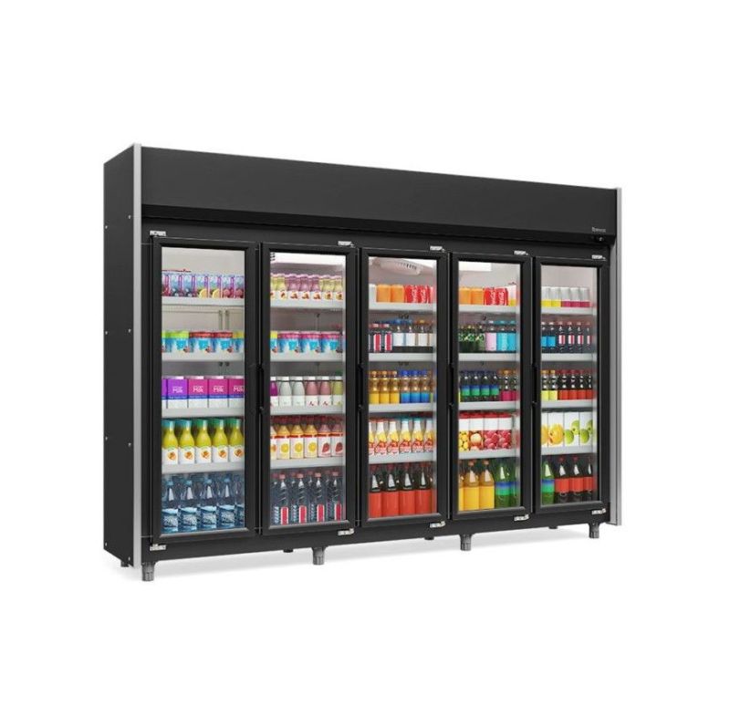Refrigerador Top Vertcal 2,95m Geas-5p Pr 220v Gelopar 80906.09.2 Preto