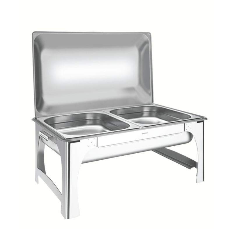Rechaud Eletrico 8,4l Tramontina 61040223 Retangular Aco Inox