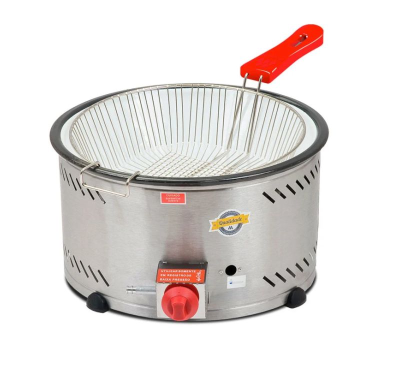 Tacho Fritura Gas Marchesoni Th-1.718 Baixa Pressao 7,5 Litros