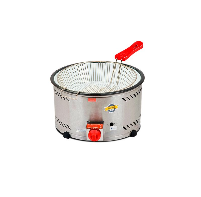 Tacho fritura gas 7,5 lts bxa pressao th-1.718