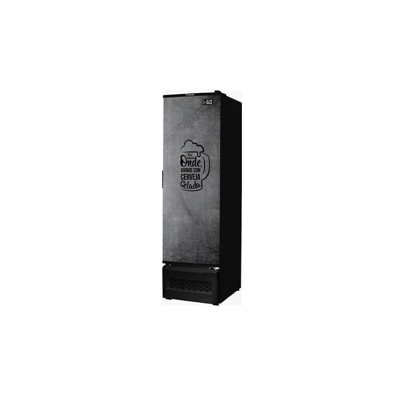 Cervejeira Vertical 284l 220v Fricon Vcfc284-2c000 Preto Porta Chapa