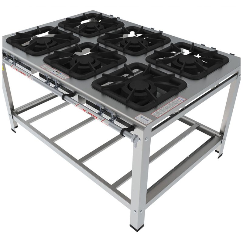 Fogao Industrial G. Paniz Fgi 46cd 6 Bocas 90594g[16103]