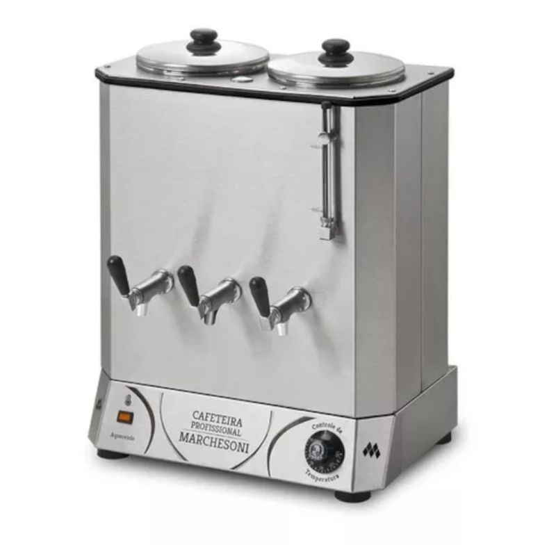 Cafeteira Profissional 220v Marchesoni Cf.4.622 2 Reservatorio 6 Litros Cada