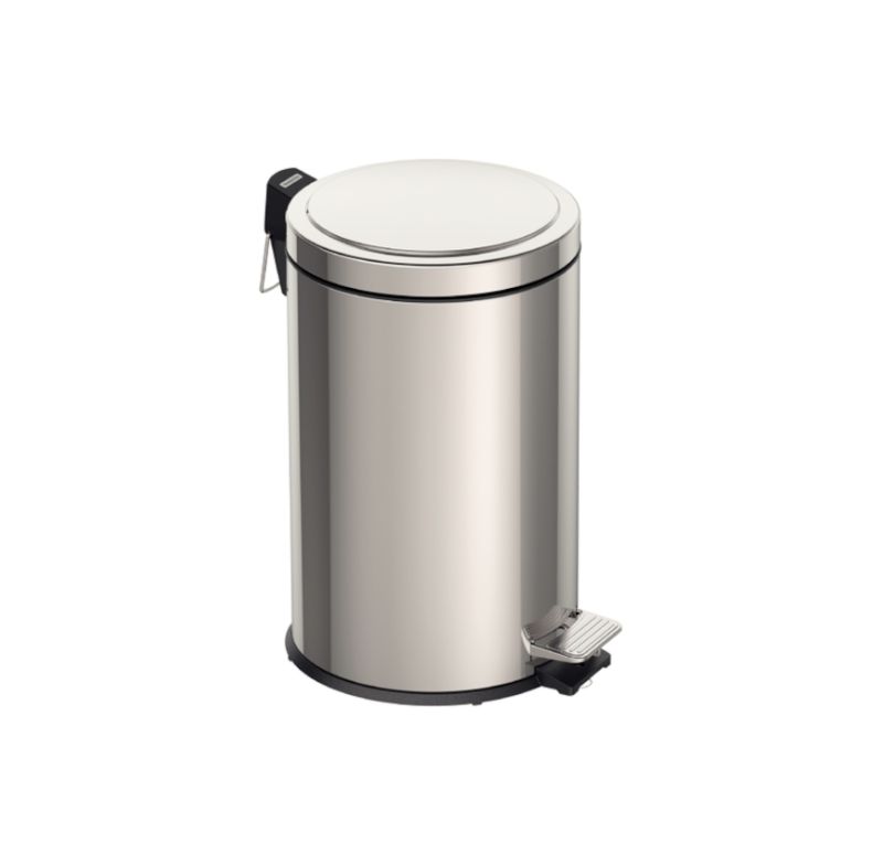 Lixeira Com Pedal Prime Tramontina 94538112 Aco Inox 12l