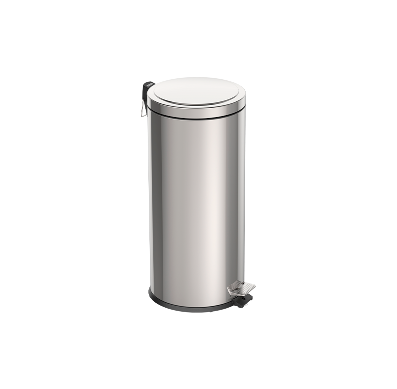 Lixeira Inox c/Pedal Brasil 30 Lts 94538/130 1
