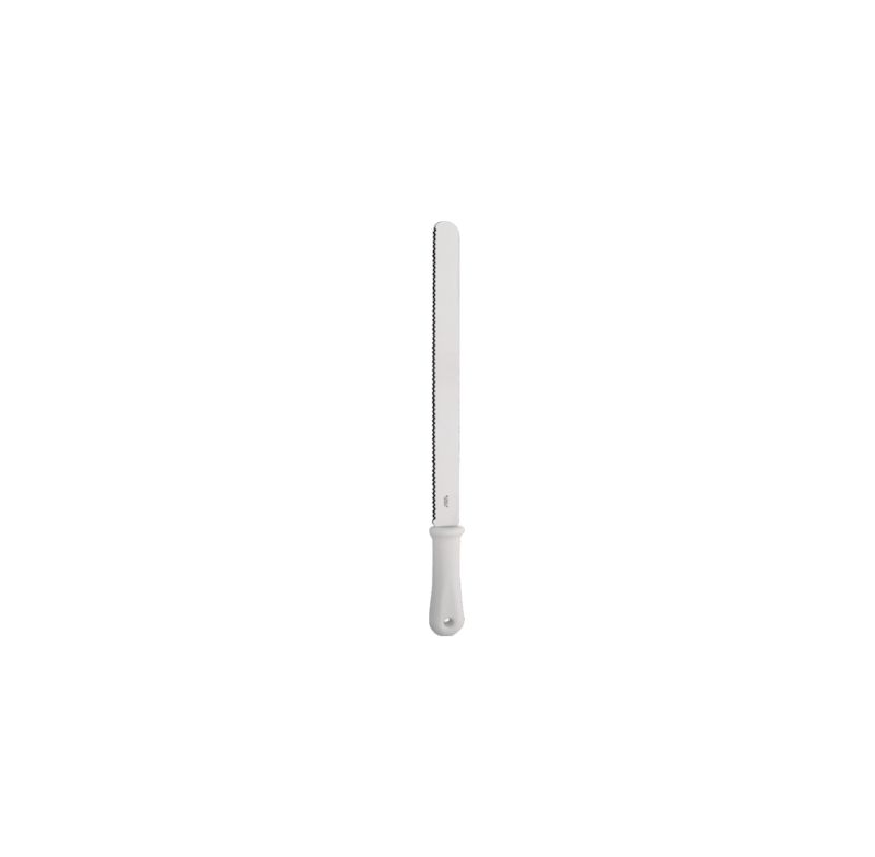 Faca Profissional Serrilhada 12 Di Solle 18016900050 Granel Branco