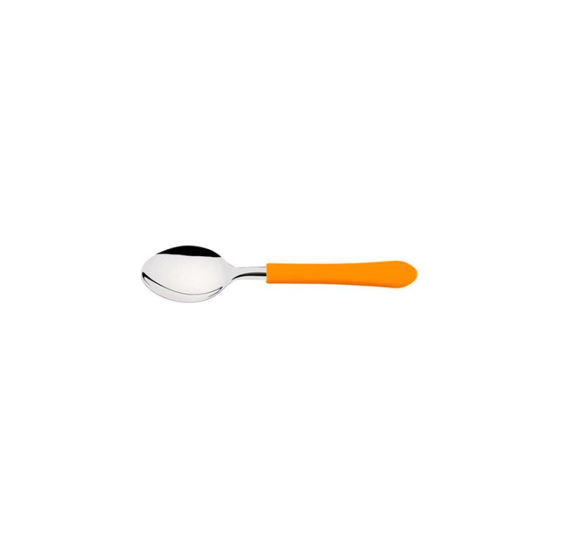 Colher Mesa Leme Tramontina 23183440 Inox E Cabo Laranja