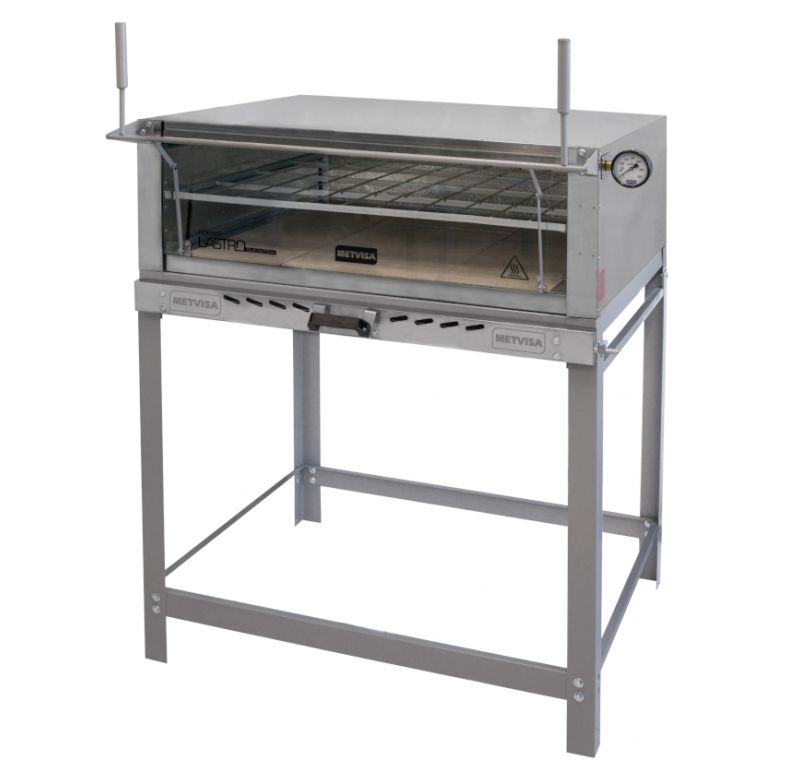 Forno Gas Lastro Guilhotina 900 Metvisa Flgg90