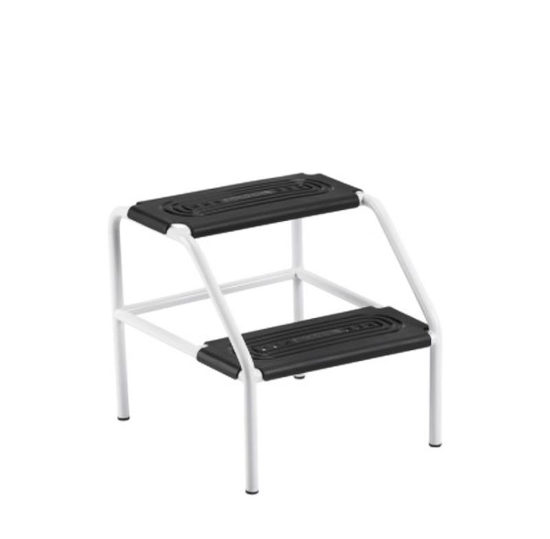 Escada Para Maca Dompel 5035 Preto/branco 2 Degraus
