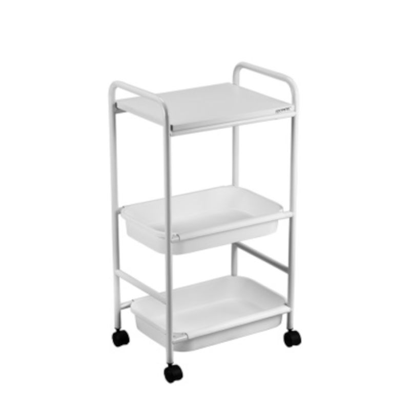 Carrinho Estetica Zeus Dompel 5051 Branco 1 Tampo