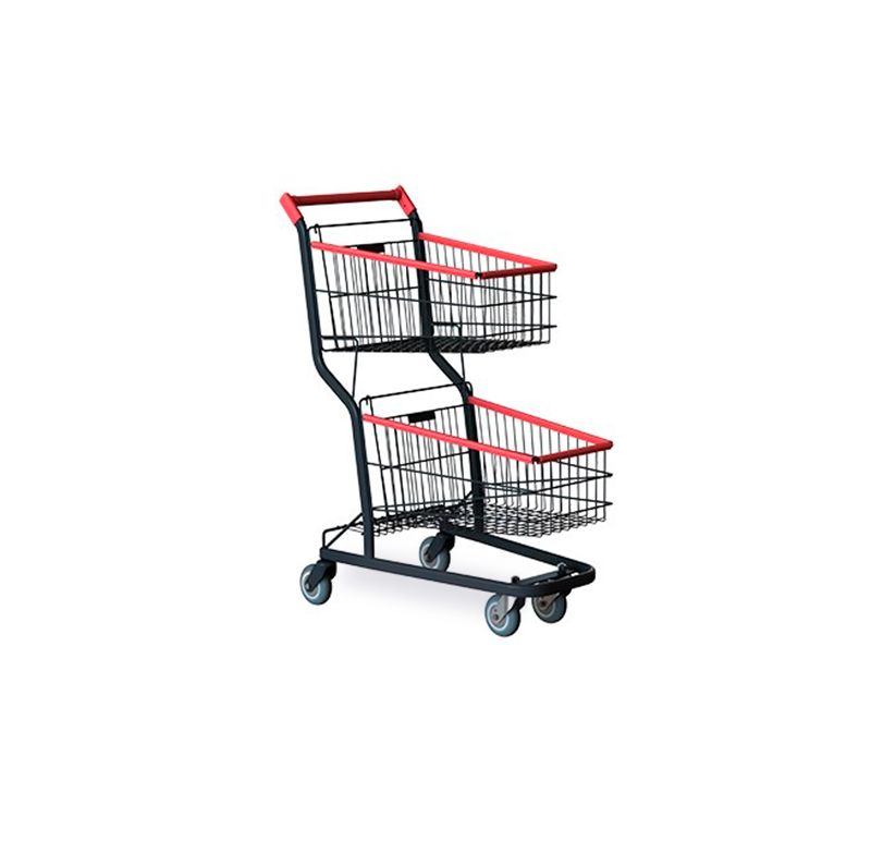 Carrinho Premium 90l Duplo Prt-vrm Amapa Pa010080-861