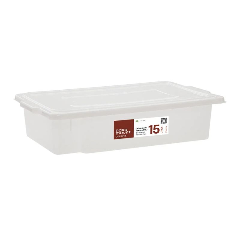 Caixa Organizadora Pro 15l Paramount 522 Com Tampa