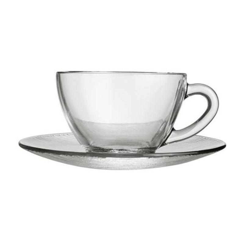 Xicara 90ml P/cafe Com Pires Duralex Diamante Nadir 51380200518352