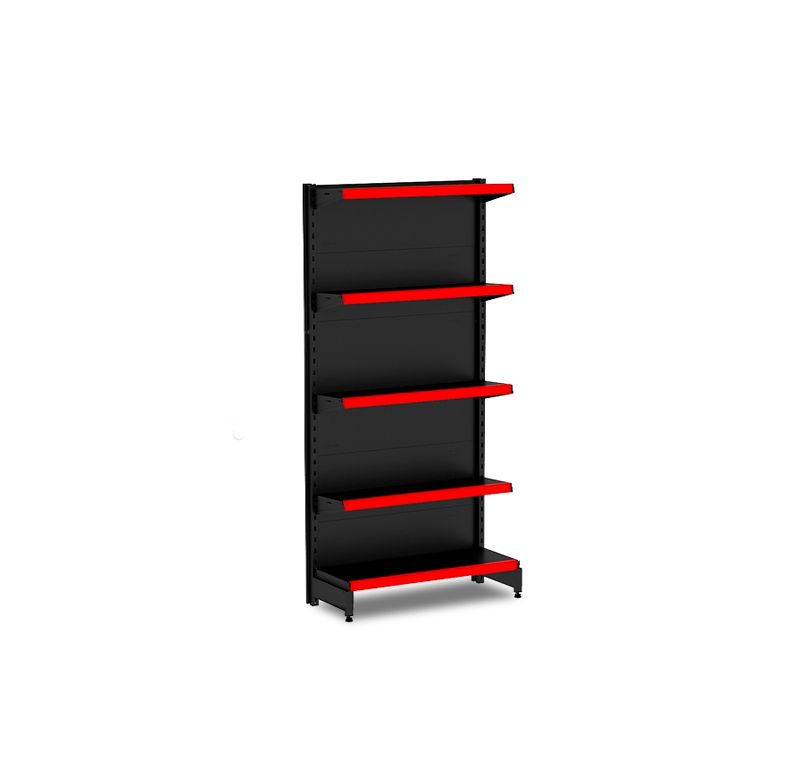 Gondola flex-60 parede inicial 170x92x40 preta pa0