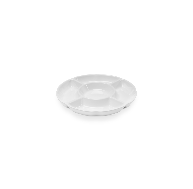 Petisqueira Haus Concept 25x2,8cm 5 Div Brinox 54001-000 Br