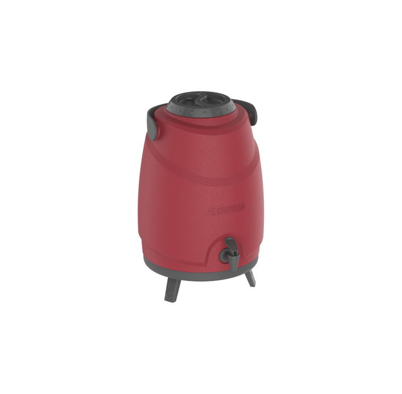 Botijao Estacionario Soprano 09000.0018.17 Aspen 12l Vermelho
