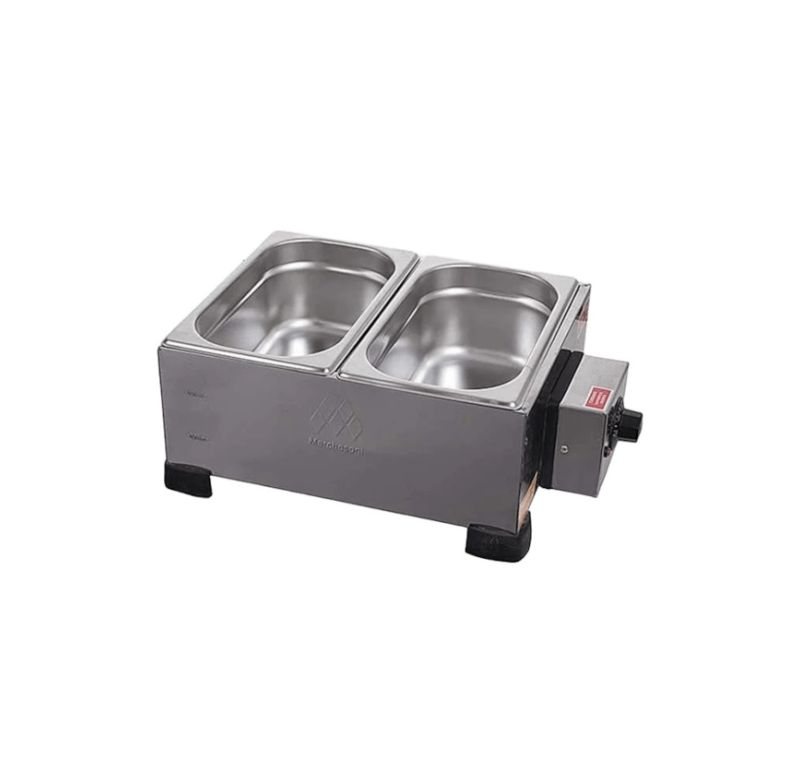 Derretedeira Industrial  2,5kg 127v Marchesoni Dr.2.221 2 Cubas