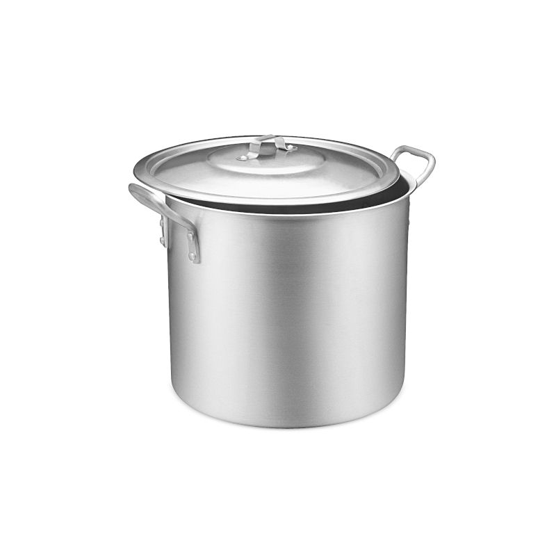 Caldeirao Industrial Hotel 40 Aluminio Abc 628 Com Aba 45,2lts