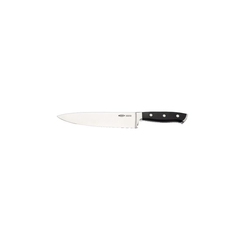 Faca Chef 8  Infinity 33,5x4,6x1,9cm Brinox 2519/305 Cabo Preto