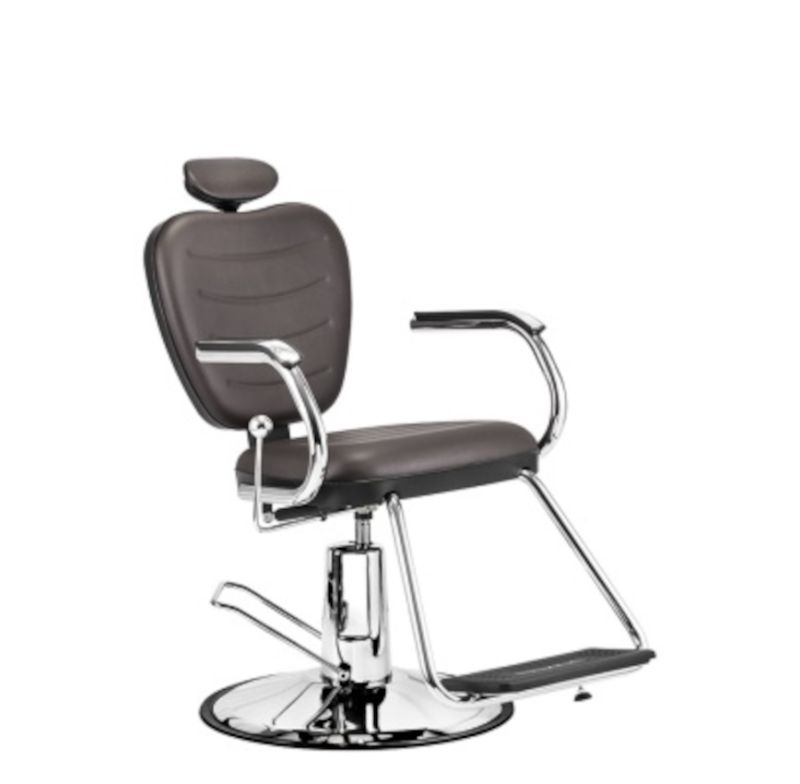 Cadeira Top Barber Dompel 3792 Reclinavel Tabaco