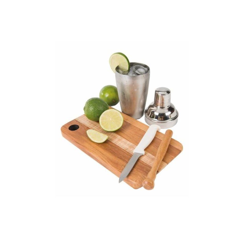 Conjunto Utily Domama 2045 Para Caipirinha 4 Pecas