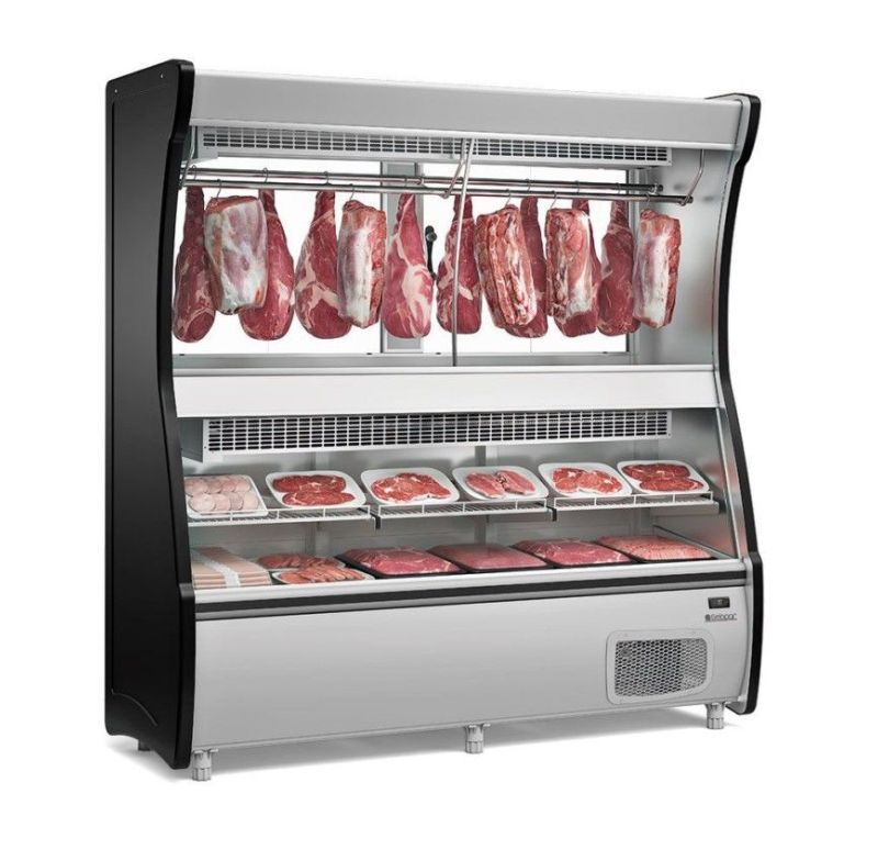 Expositor Vertical Frigorifico 220v Gevd-210pr Gelopar 80527.09.2 Preto