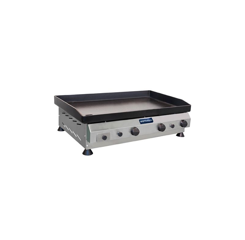 Chapa Bifeteira Gas 80cm Leve Metvisa Cfgl08