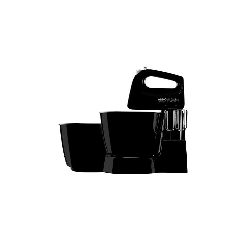 Batedeira Facilita Sx16 Arno 2720010006 Preta 2 Tigelas 350w 127v