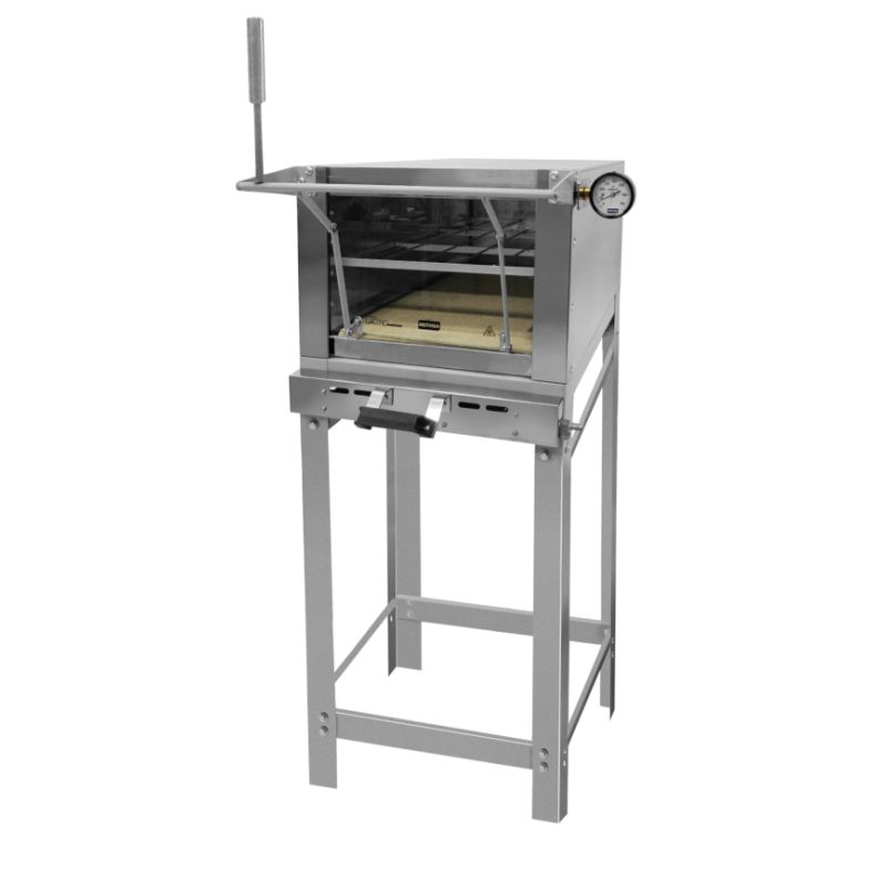 Forno Lastro Guilhotina Gas 400 Metvisa Flgg400