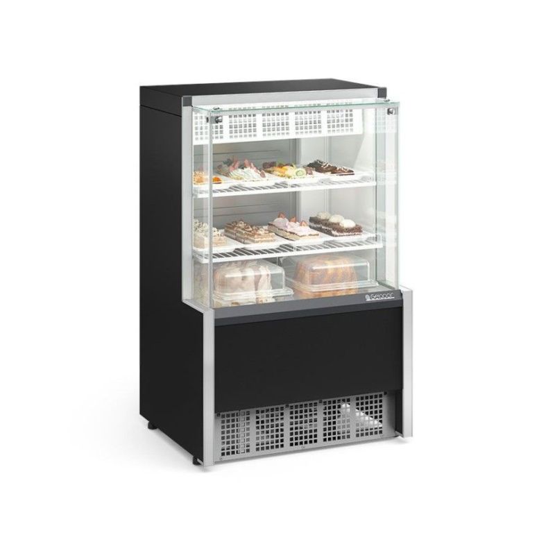 Vitrine Refrigerada Aurora Gelopar Gpea-075r-pr Confeitaria 0,74m-127v